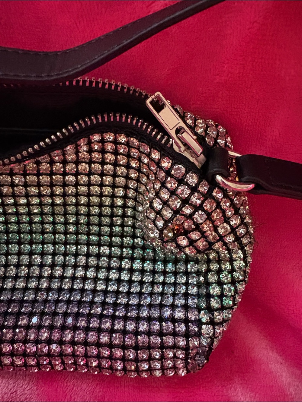 Free People Multicolor Crystal MiniBag - Pink, Green - Picture 4 of 9